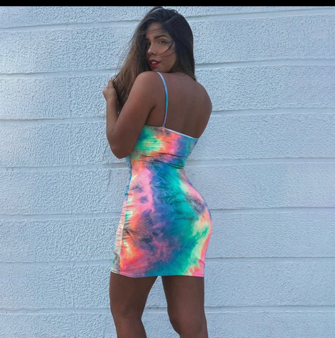 Tie-Dye Casual Dress