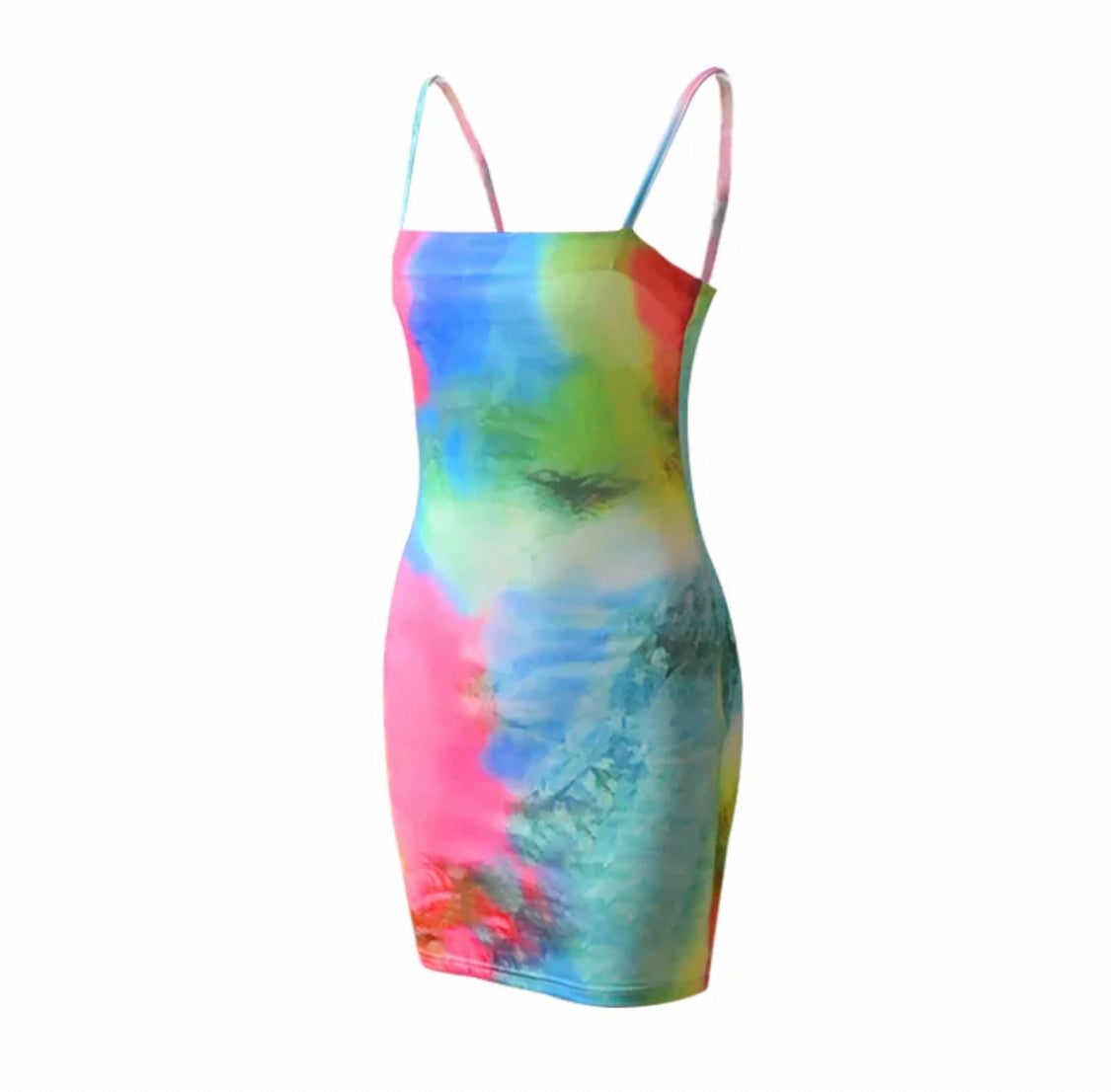 Tie-Dye Casual Dress